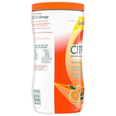 Citrucel orange flavor adds palatability to daily fiber intake.