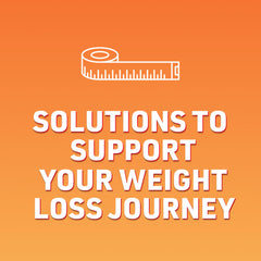 Pouring Citrucel orange flavor powder into water to mix.