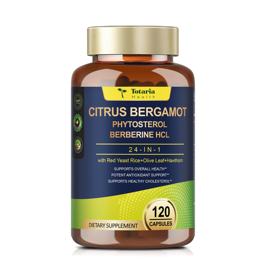 Hero image of Citrus Bergamot capsules for high cholesterol