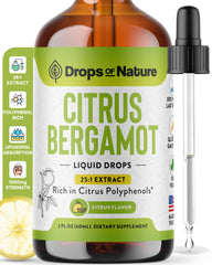 Citrus Bergamot Extract 25:1 Liquid Drops bottle and packaging