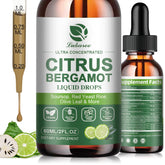 Citrus Bergamot Liquid Drops 2oz bottle front view