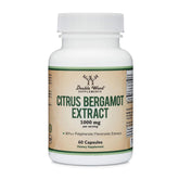 Front view of Citrus Bergamot Supplement 1000mg 60 capsules