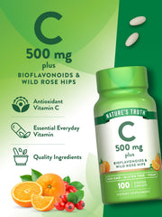 Citrus bioflavonoid complex and rose hips for antioxidant support