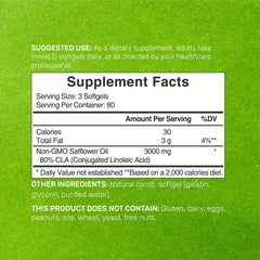 Close-up of CLA 3000mg softgels, image 2