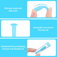 Green silicone contact lens remover tool