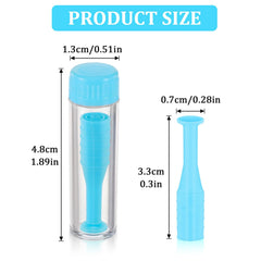 White silicone contact lens remover tool
