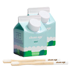 Clean Age mint toothpaste tablets – 62-count per pack