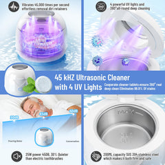 Cleaning brush included in the kit