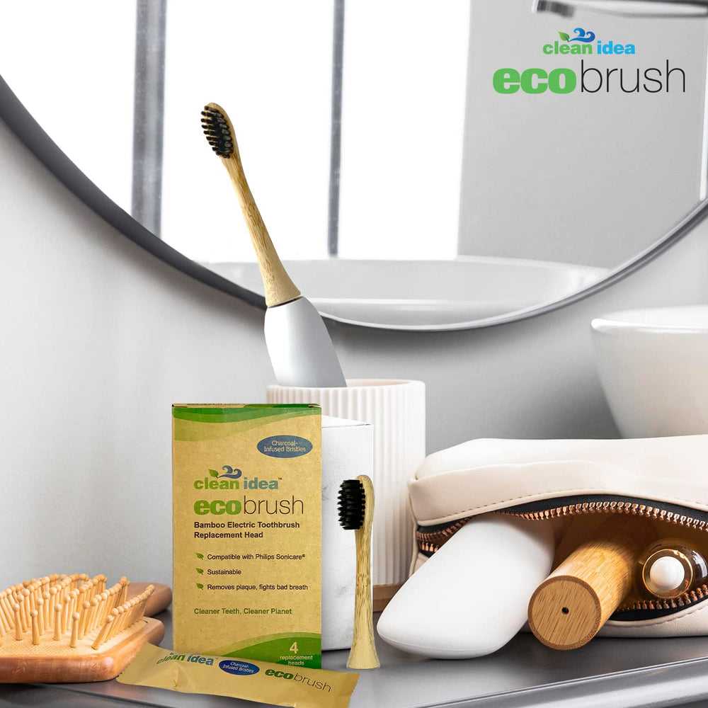 Sustainable bamboo bristle head for toothbrush