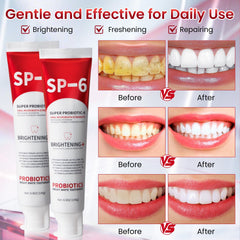 Toothpaste with natural ingredients; SLS-free and cruelty-free