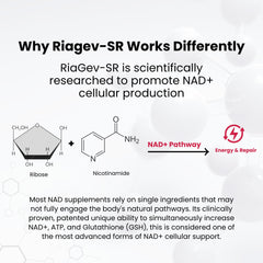 Clean label and trusted quality indicators for NAD PLUS REVIVE