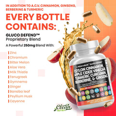 All-in-1 Cinnamon, ACV, Turmeric and Berberine packaging