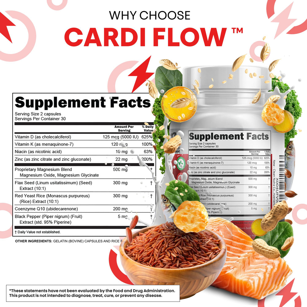 Vitamin K2 and D3 capsules in the CoQ10 formula