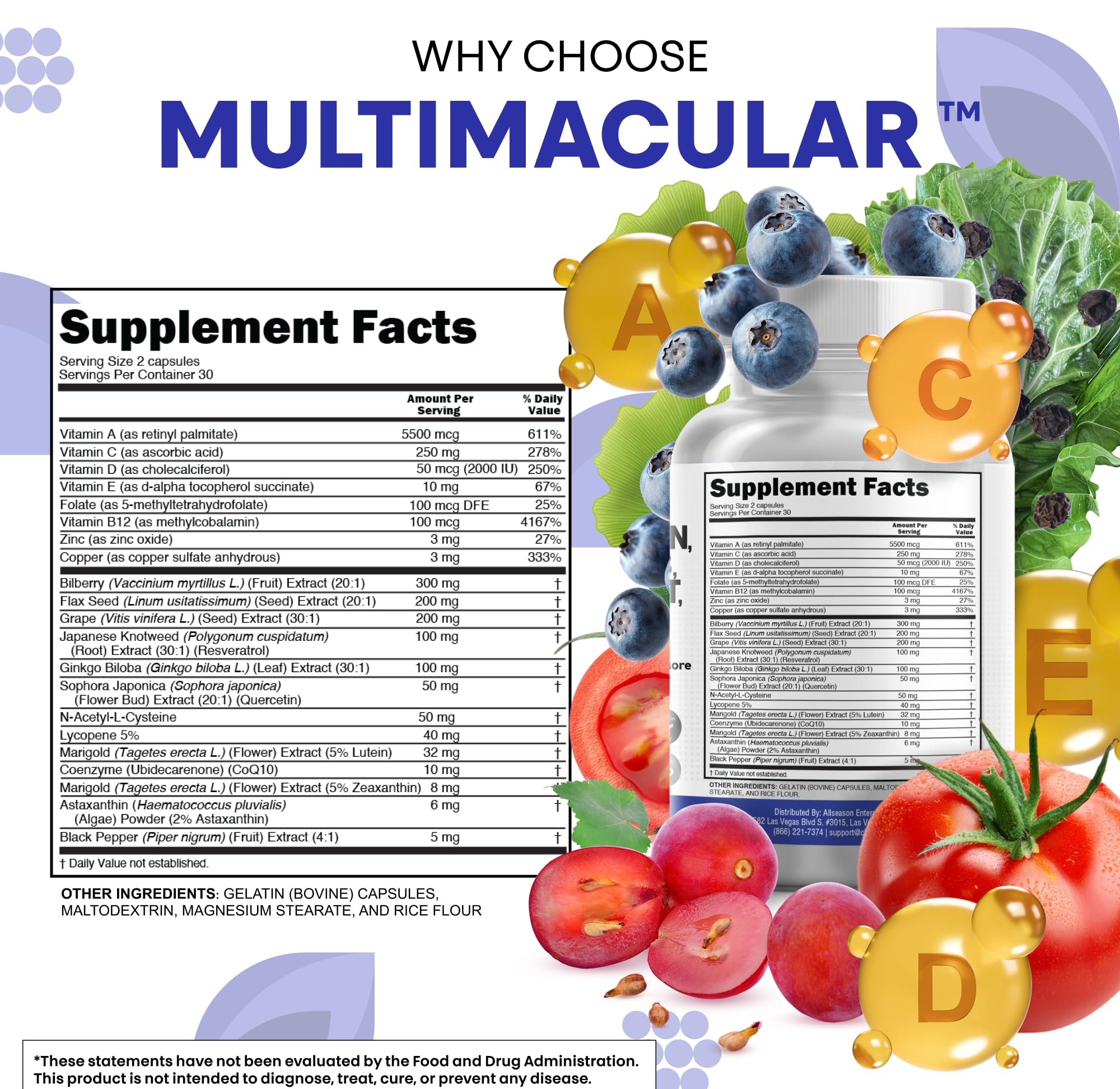 Astaxanthin, lycopene, and grape seed compounds illustration Astaxanthin, lycopene, and grape seed compounds illustration