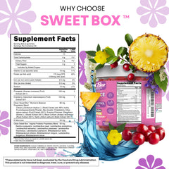 Label highlighting probiotic strains and pH balance