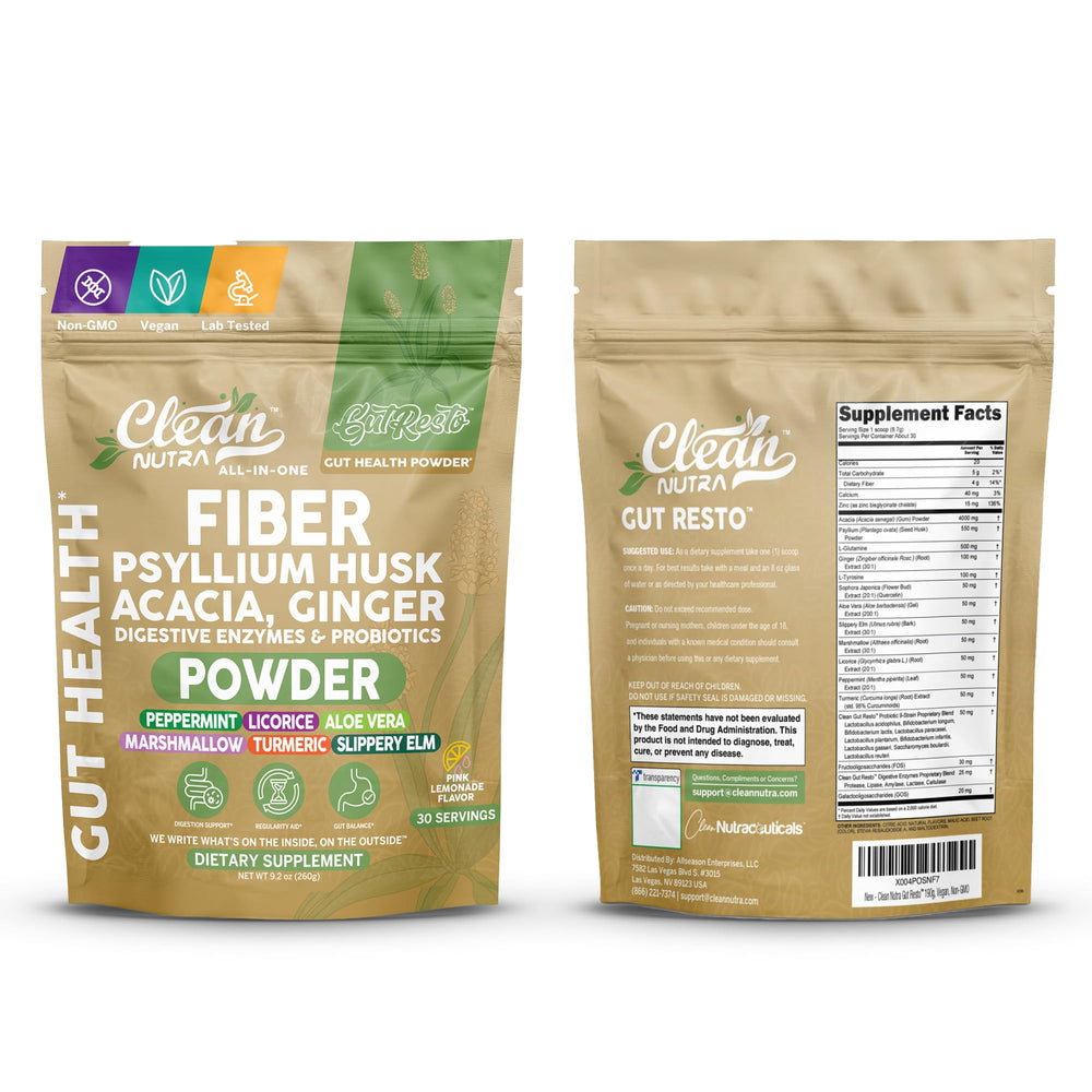 Eco-friendly recyclable packaging for Clean Nutra Fiber Powder