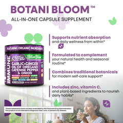 Close-up of vegan capsule in clear packaging