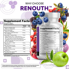 Grapeseed extract capsules from Renouth showcase antioxidant-rich blend