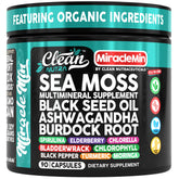 Clean Nutra MiracleMin Sea Moss Capsules with Ashwagandha and Black Seed Oil