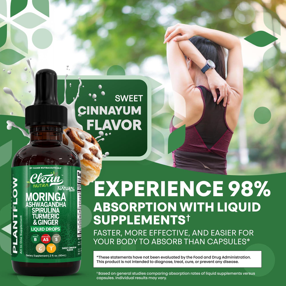 USA-made, non-GMO vegan moringa drops in light-protective bottle