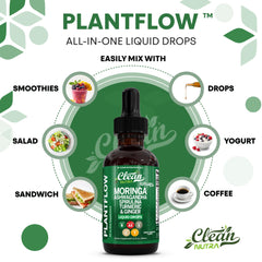 Alcohol-free, sugar-free liquid drops for easy daily use
