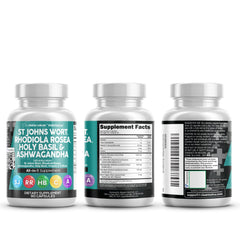 Bottle placed beside a matching box for Clean Nutraceuticals Mood Support