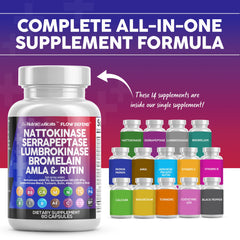 Close-up of enzyme blend packaging illustration