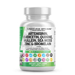 Front view of Clean Nutraceuticals immune defense bottle