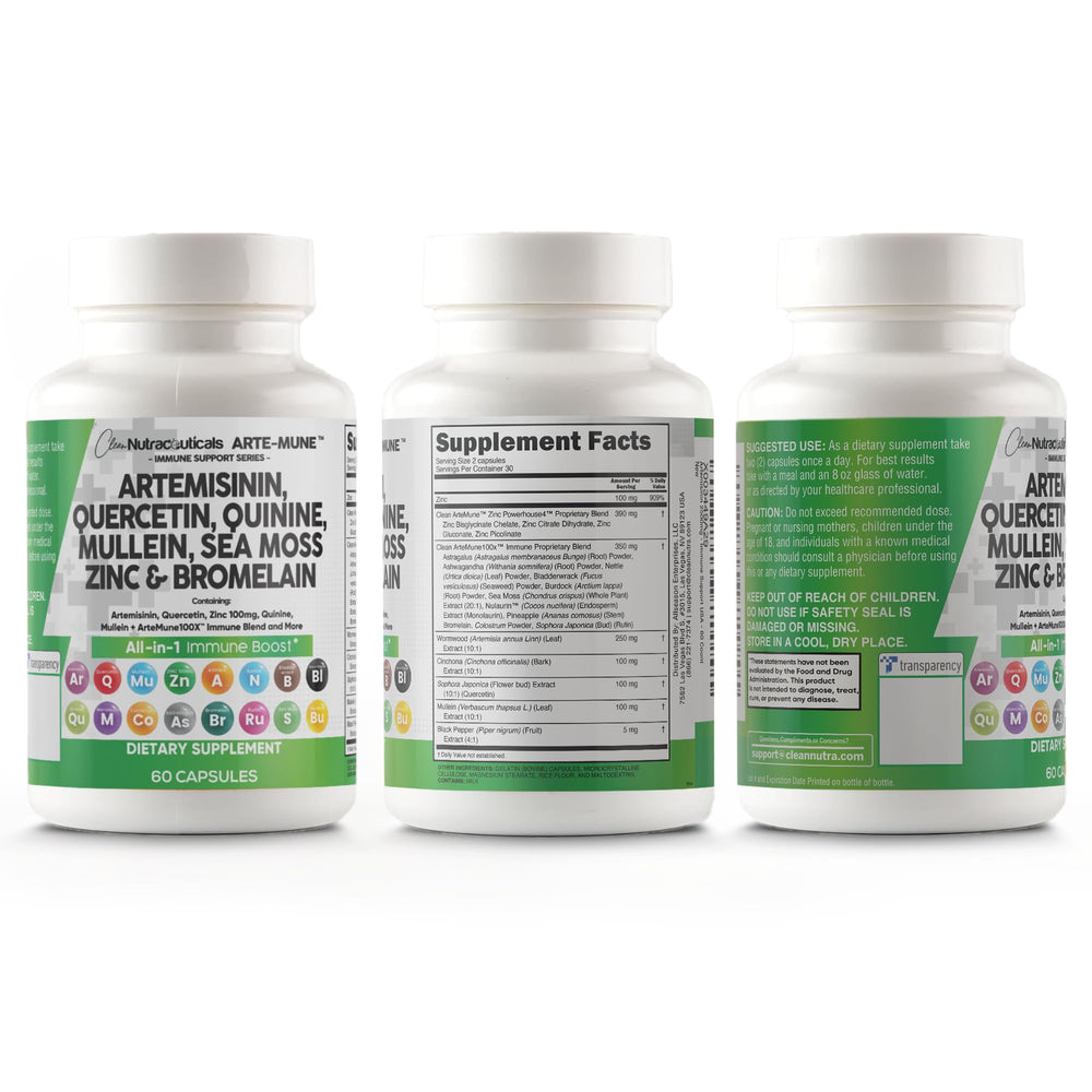 Made in USA facility and packaging for Clean Nutra immune product