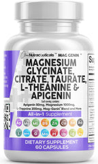 Mag Genin 1000mg magnesium glycinate with L-Theanine and Apigenin