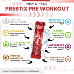 Clean Nutraceuticals Pre Workout Sticks dissolving-in-water image highlights fast hydration.