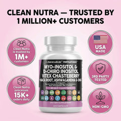 Clean Nutraceuticals capsule beside glass of water suggesting serving method