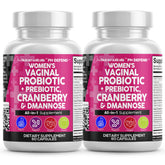 Front view of Clean Nutraceuticals Vaginal Probiotics 2-pack
