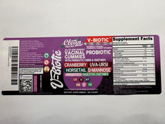 Product packaging emphasizing vaginal health and hormonal balance