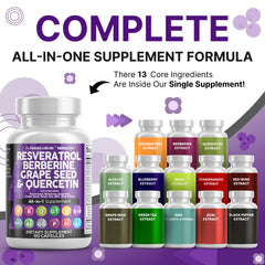 Close-up of polyphenol capsules containing quercetin and green tea extract