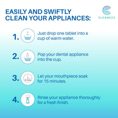 Customer satisfaction guarantee for Cleanezz tablets