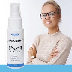 Close up of microfiber cleaning cloth for glasses