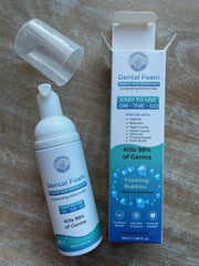 Mouth guards being cleaned with Pearldent Dental Foam