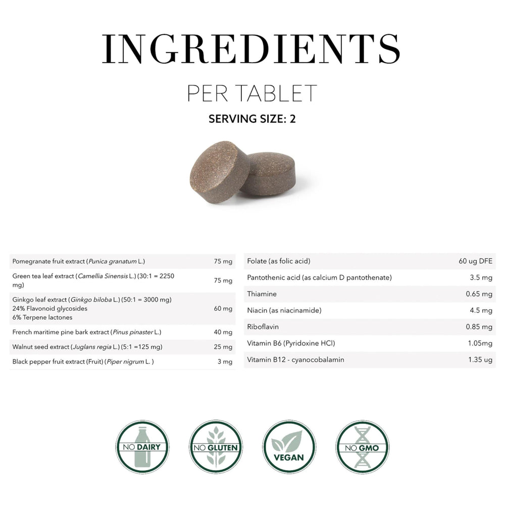 Ingredient: Ginkgo biloba used in Clear Brain tablets