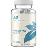 Clear Formulas nattokinase 4000 FU bottle front