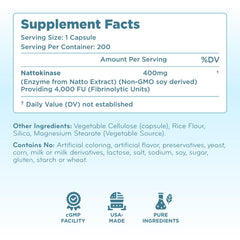 Clear Formulas nattokinase product lineup