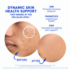 Lifestyle image suggesting healthy glowing skin