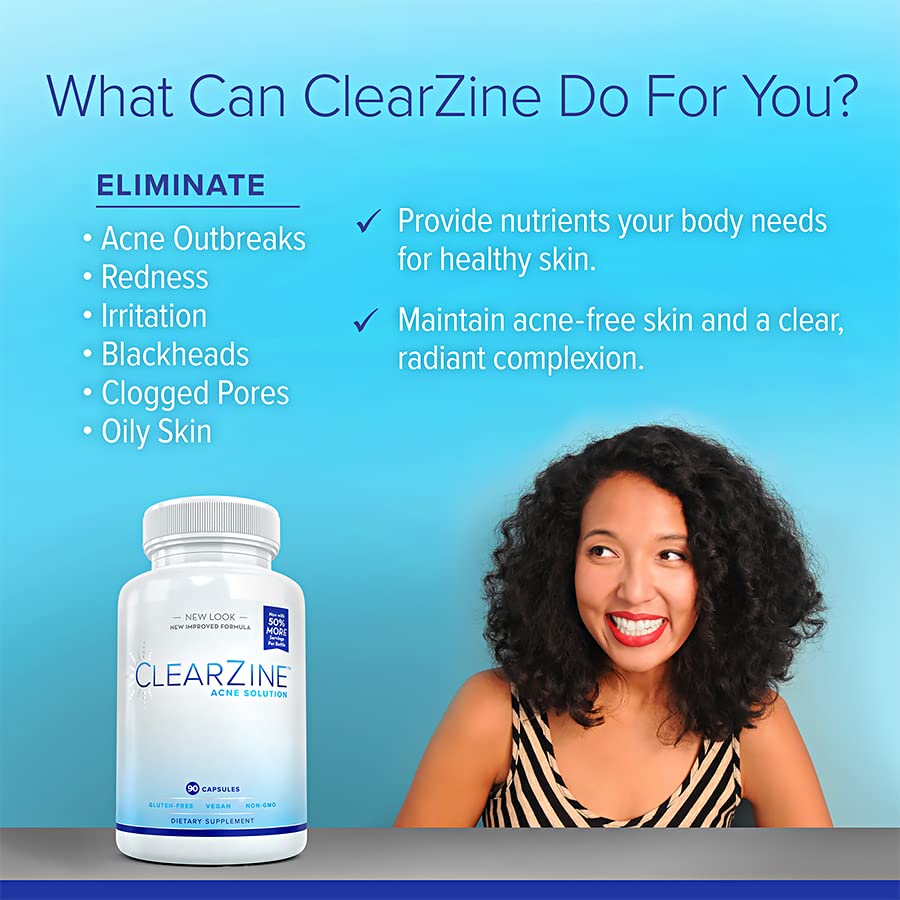 ClearZine bottle with capsules close-up