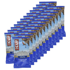 CLIF Bar Chocolate Chip bar in box highlights a 2-pack value.