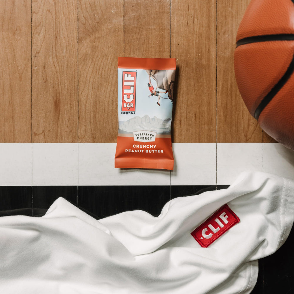 CLIF Bar on-the-go energy moment during hike