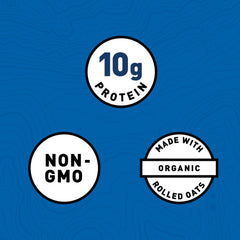 CLIF Bar organic oats ingredients scene emphasizes wholesome plant-based fuel.