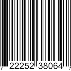 Back of CLIF BLOKS Black Cherry box with barcode