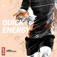 Close-up of orange-flavored CLIF BLOKS Energy Chews