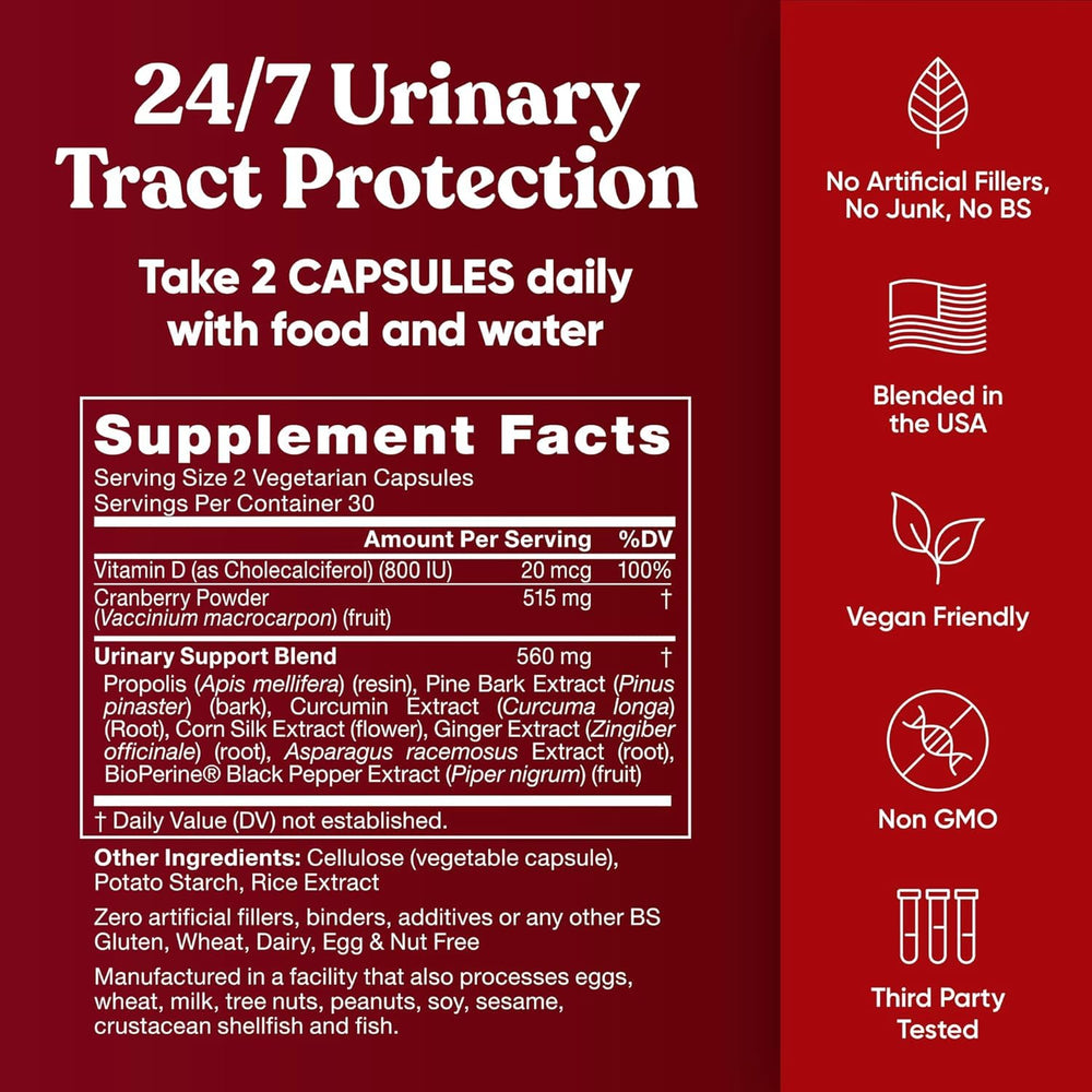 Clinical-strength ingredients label close-up