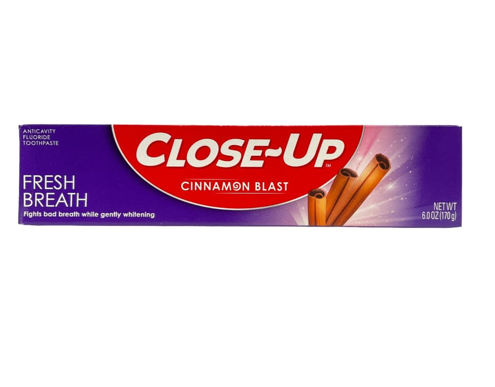 Close-Up Cinnamon Toothpaste tube with red gel